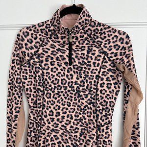 Kastel Denmark Leopard Print Riding Shirt (XS)